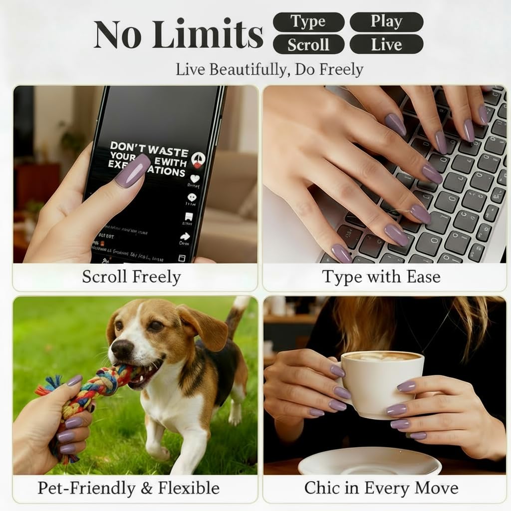 ZANVIA breathable wear safe on natural nails.