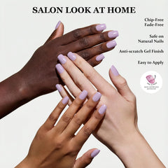 ZANVIA pre-applied jelly glue nails with peel-and-stick convenience.