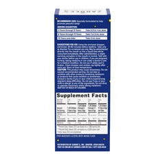 Close-up of Zarbee's Kids Melatonin Liquid bottle with dropper