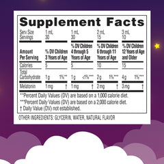 Zarbee's Kids Melatonin Liquid serving bottle