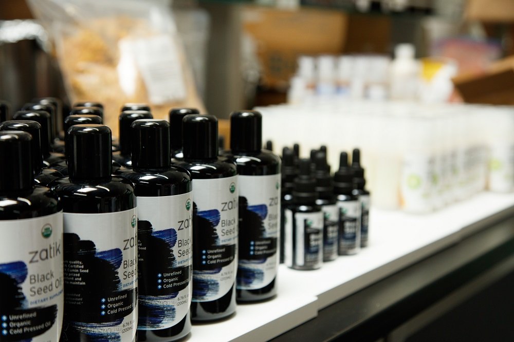 Illustration of Omega 3/6/9 fatty acids for black seed oil