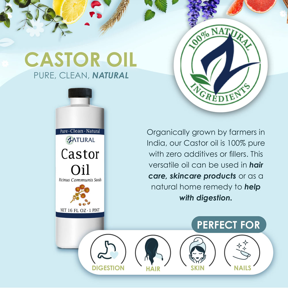 Castor oil for skin hydration and anti-aging benefits