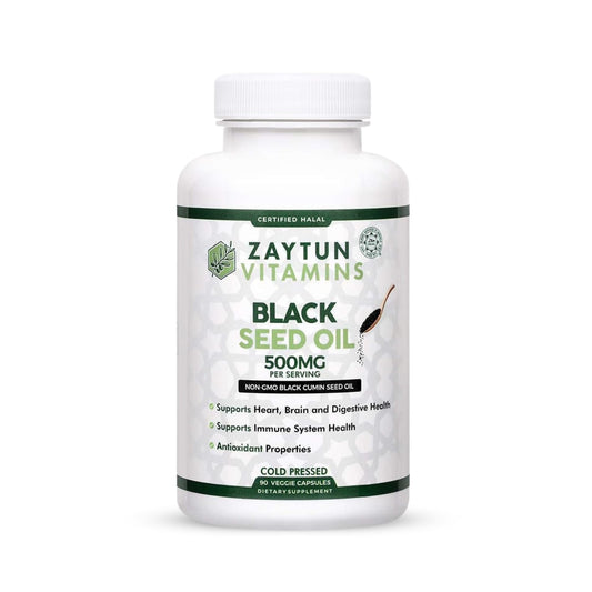 Zaytun Halal Black Seed Oil 90-capsule bottle