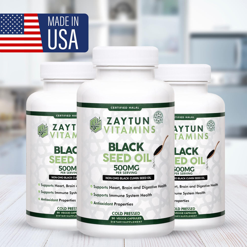 Halal certified Black Seed Oil by Zaytun Vitamins