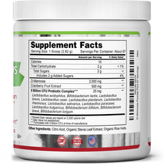 Zazzee 12-Strain Probiotic Blend label emphasizes diverse bacterial support.
