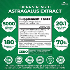 Label highlighting 70% polysaccharides standardization