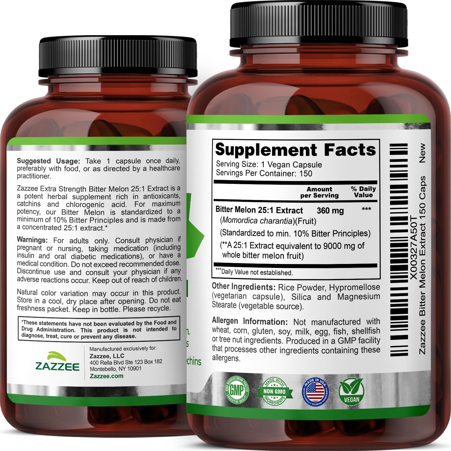 List of all-natural ingredients on product label