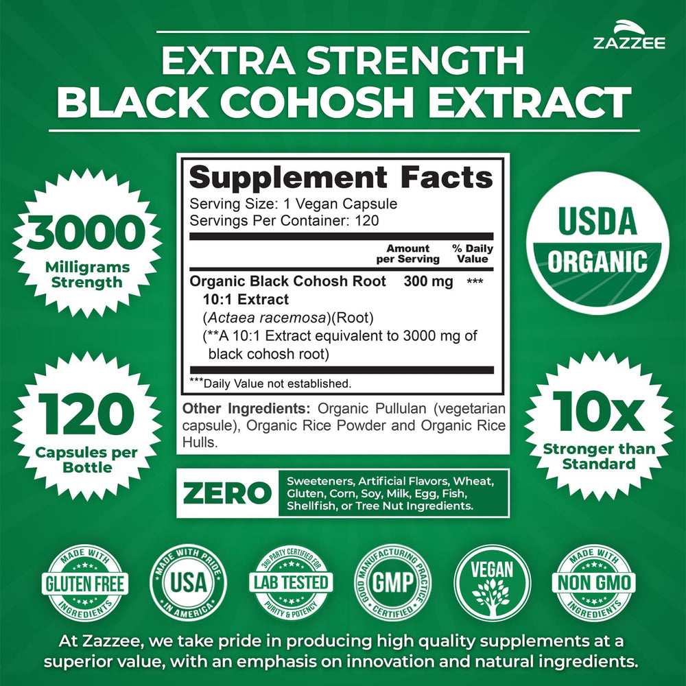 Bottle showing 120 vegan capsules and 4 month supply