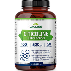Zazzee Citicoline 500 mg hero image