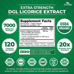 Close-up of label showing 7000 mg strength and 20:1 extract