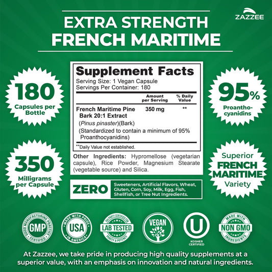 Extra strength 20x extract with 350 mg per capsule