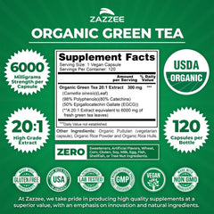 Catechins and Polyphenols percentages graphic