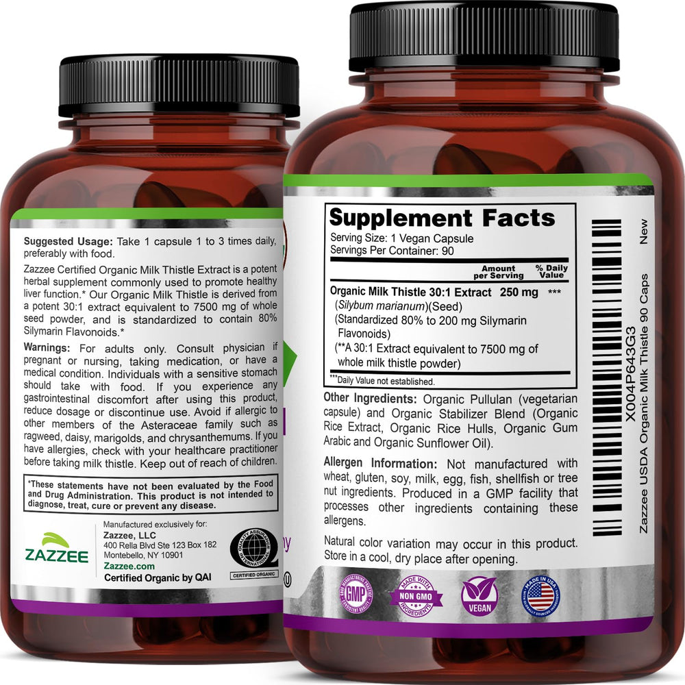 Milk thistle for liver detox and healthy liver support
