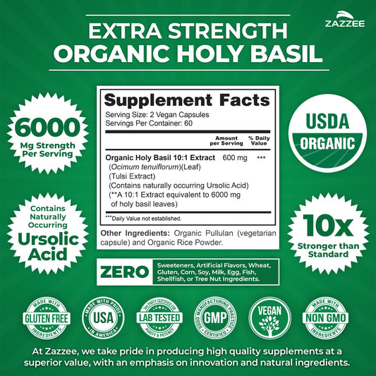 Product label showing 6000 mg 10:1 extract