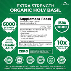 Product label showing 6000 mg 10:1 extract