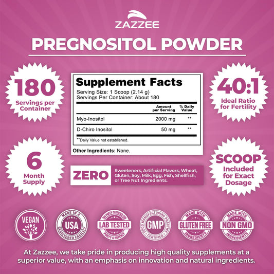 PREGNOSITOL Powder free scoop for exact dosage