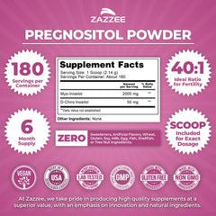 PREGNOSITOL Powder free scoop for exact dosage