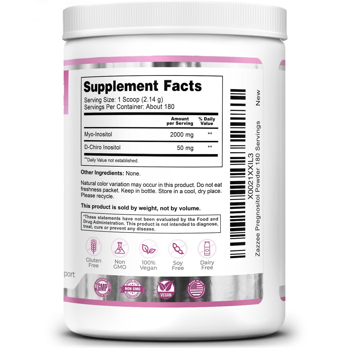 Gluten-free, soy-free, dairy-free allergen-free formulation