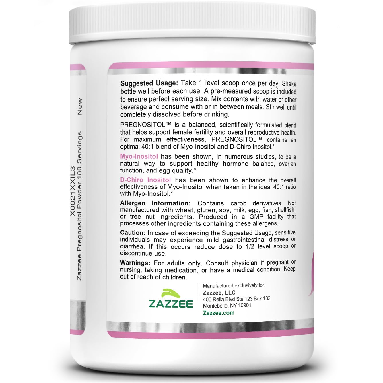 Powder dissolving easily in water with neutral taste