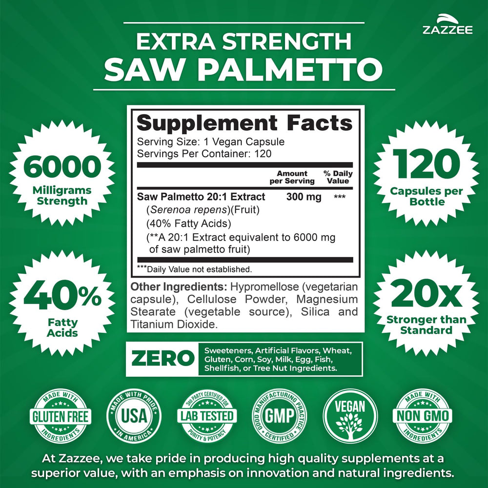 Close-up of 6000 mg per capsule label