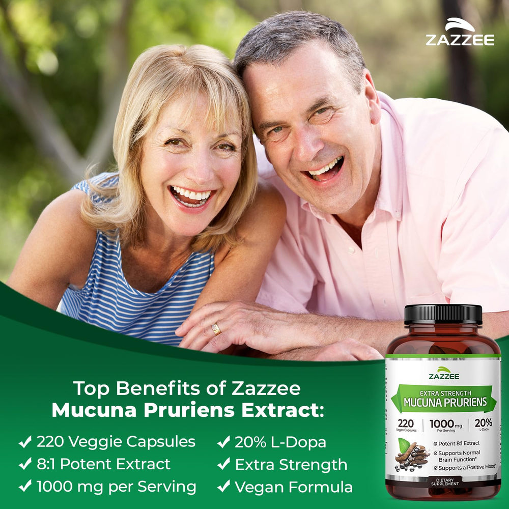 Vegan, non-GMO Mucuna Pruriens capsules
