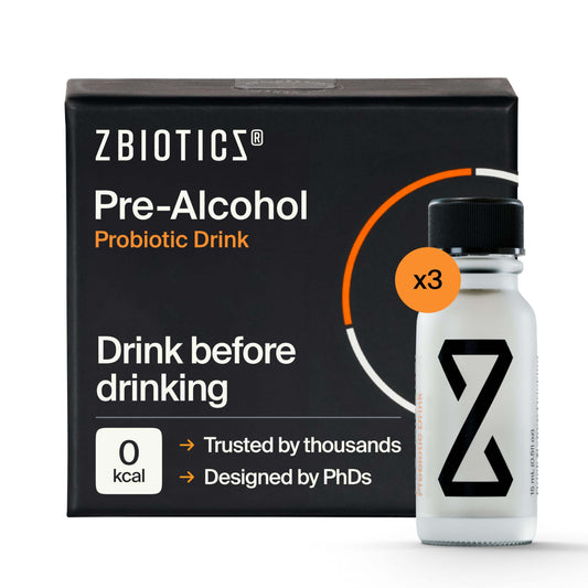 ZBiotics — Feel Better After Drinking 3-pack of 0.5 fl oz probiotic bottles