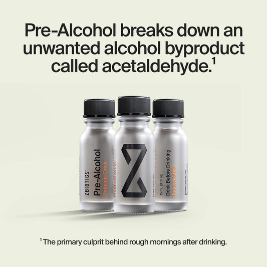 ZBiotics — Feel Better After Drinking bottle with brunch setting