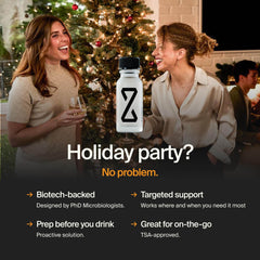 Festive ZBiotics holiday gift box ready to gift
