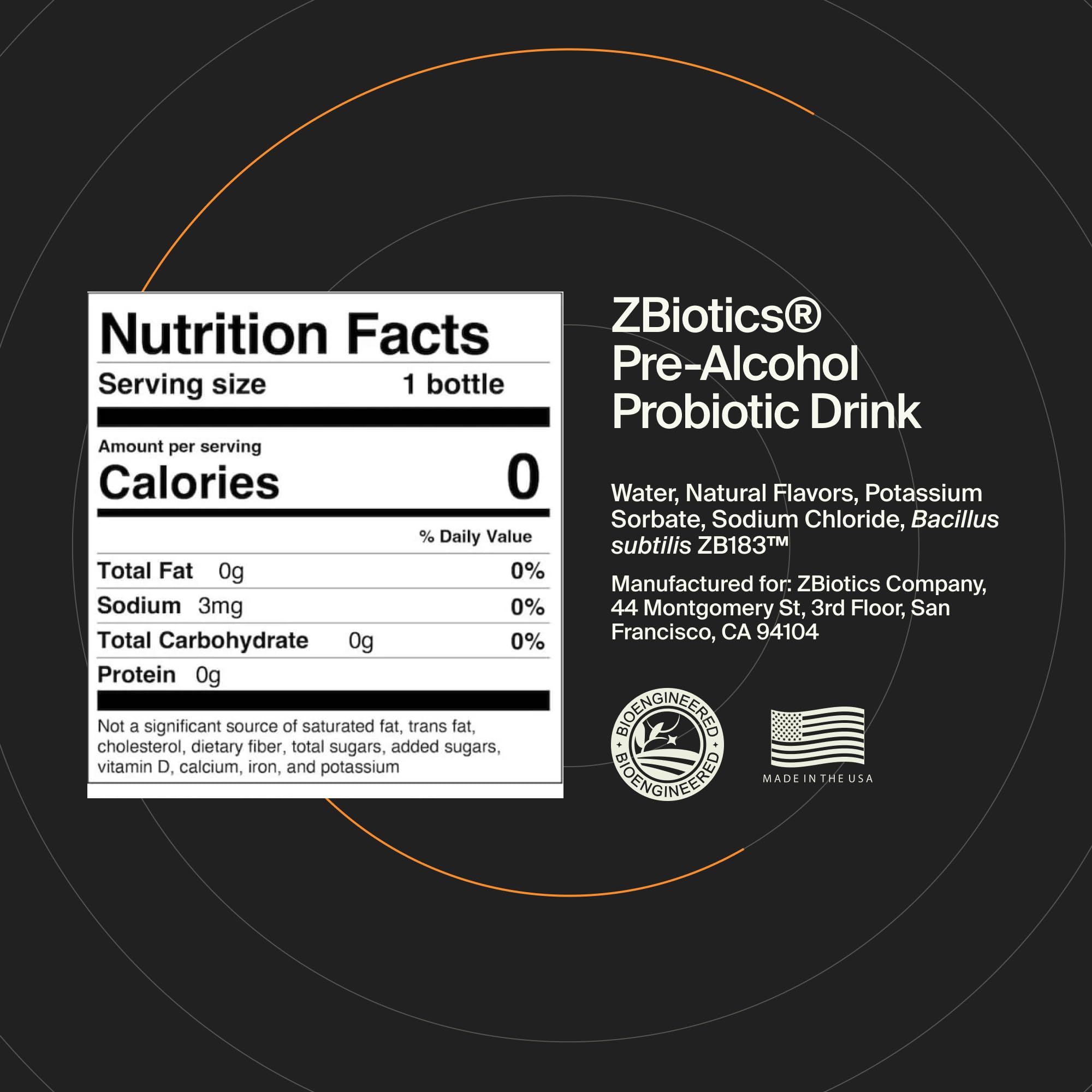 Morning prep scene with ZBiotics, signaling easier post-drinking mornings.