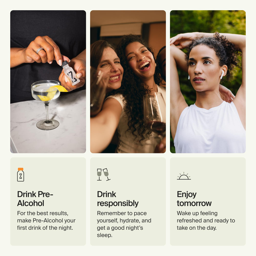 Travel-size ZBiotics bottle ideal for flights and brunch.
