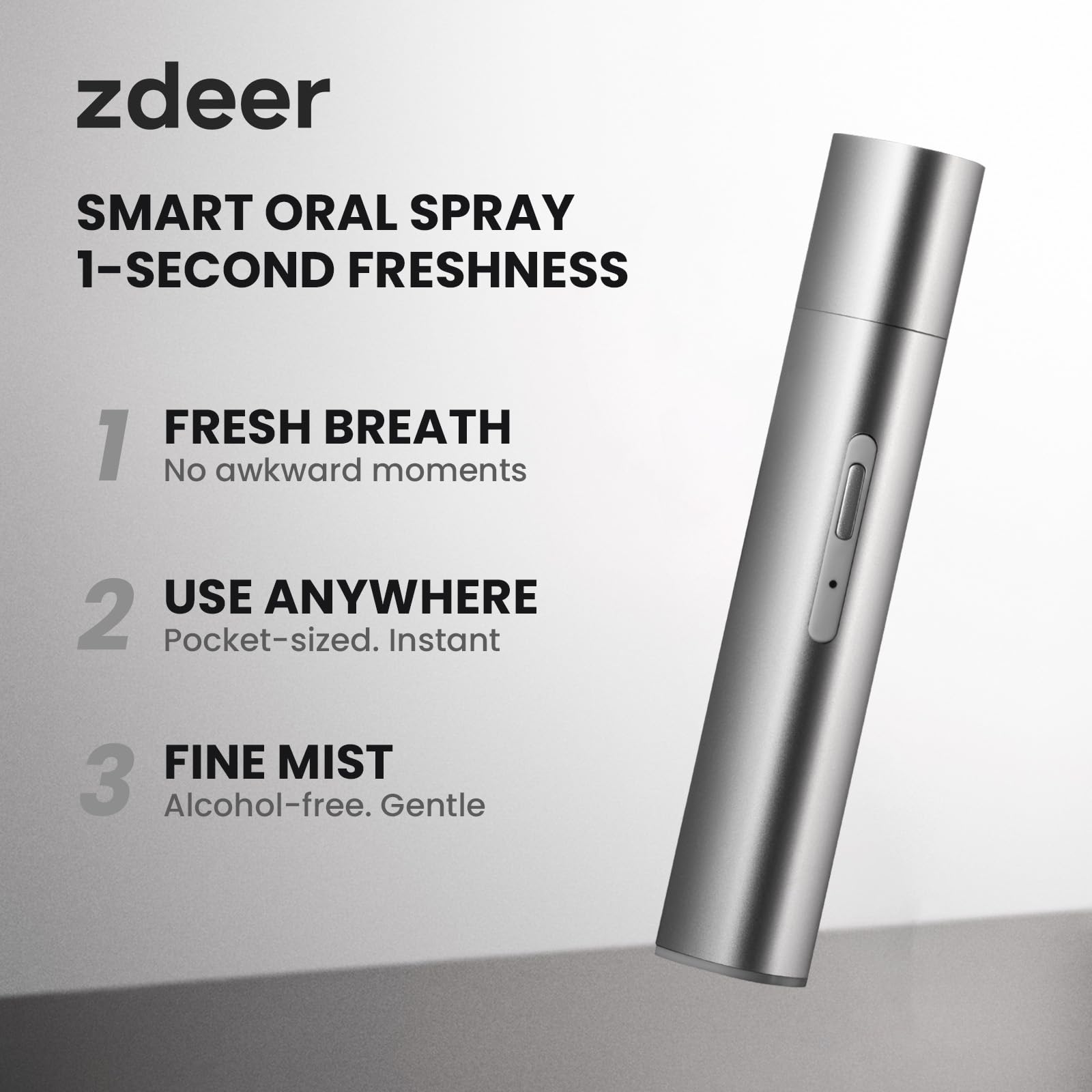 ZDEER Fresh Smart Oral Spray back view