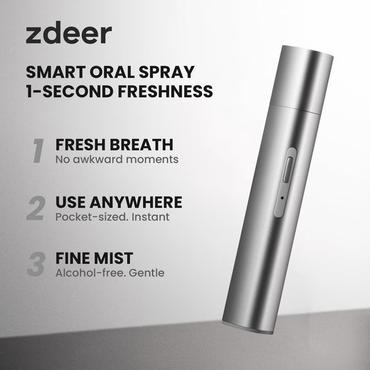 ZDEER Fresh Smart Oral Spray back view