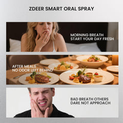 Top view of ZDEER mouth spray with atomizer