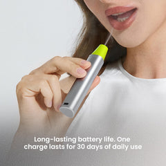 Usage shot of ZDEER oral spray in mouth