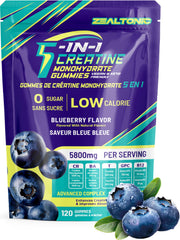 Zealtonic Creatine Monohydrate Gummies Blueberry flavor container