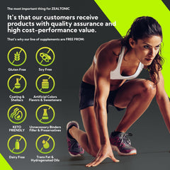 L-theanine portion in Zealtonic stick promotes focused training