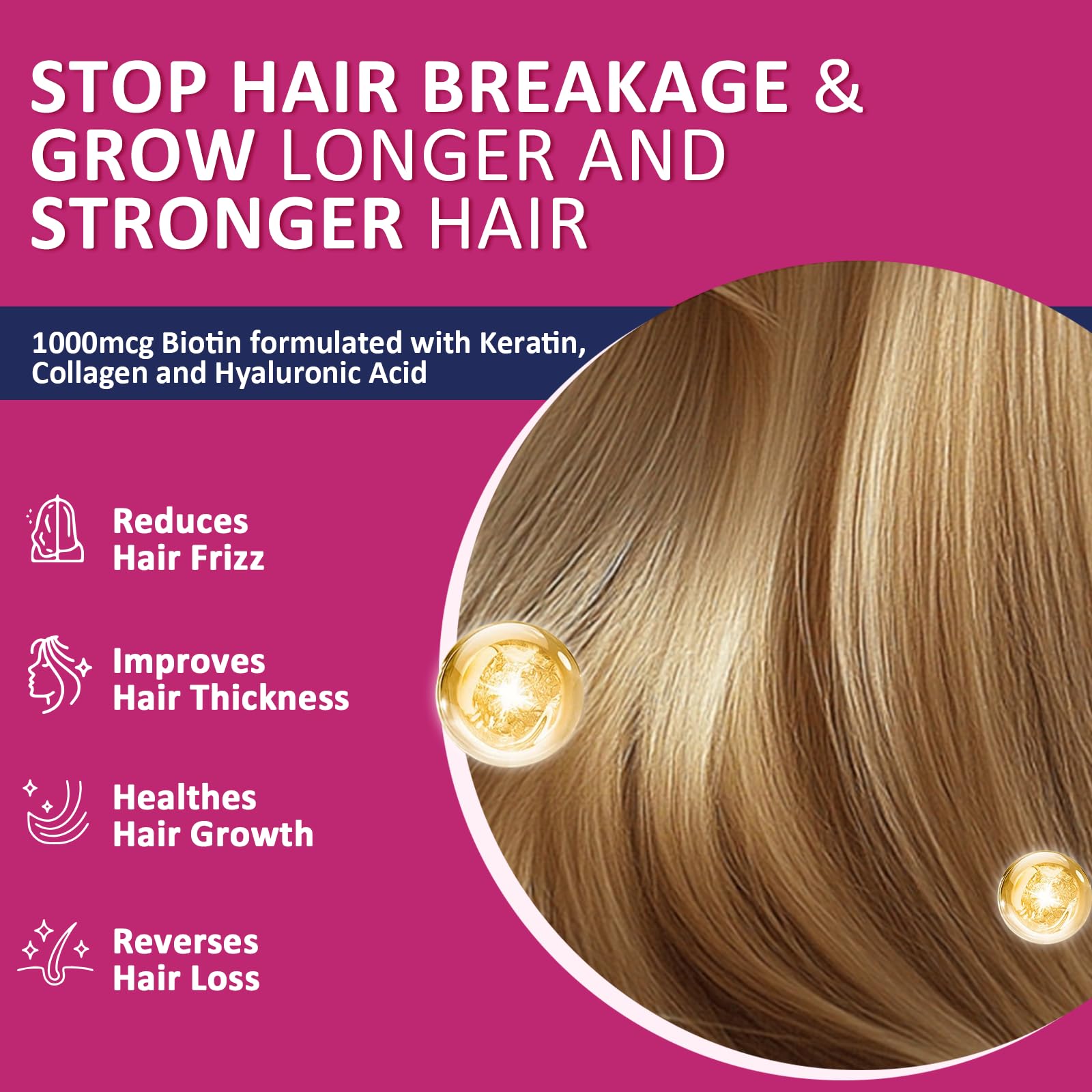 Biotin, zinc, vitamin A, B6 and B12 ingredients