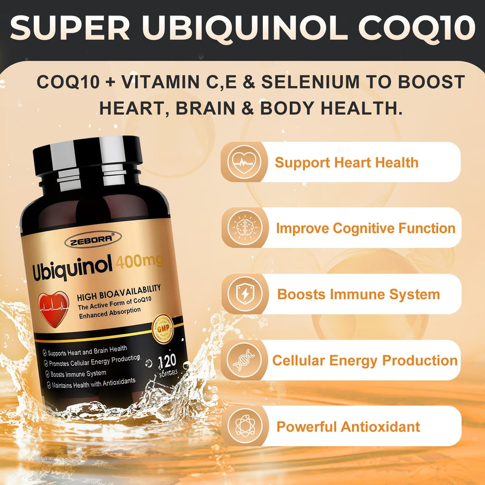 4-in-1 antioxidant defense with CoQ10 and vitamins