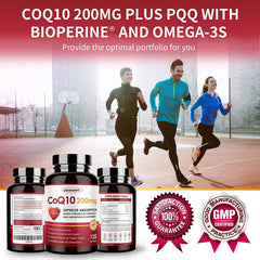 Hands holding ZEBORA CoQ10 capsules for daily use