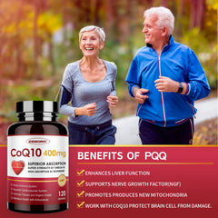 Heart health and energy production concept with CoQ10