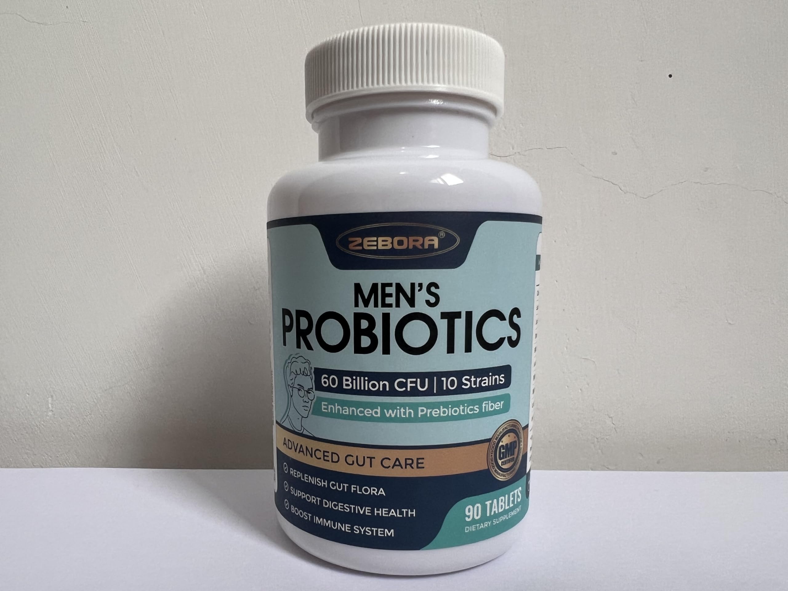 Gluten-free and soy-free probiotic formula badge