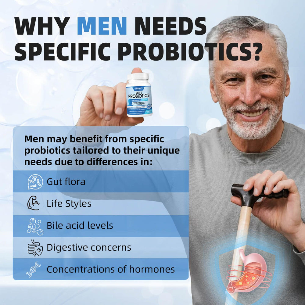 Active man lifestyle image associated with ZEBORA Probiotics for Men