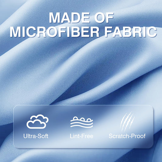 Soft microfiber cleaning cloths for eyeglasses and camera lenses – Zeefpod 6x7 in