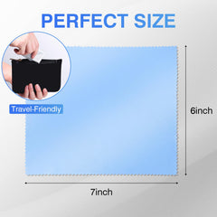 Cloths being used to wipe smartphone screens