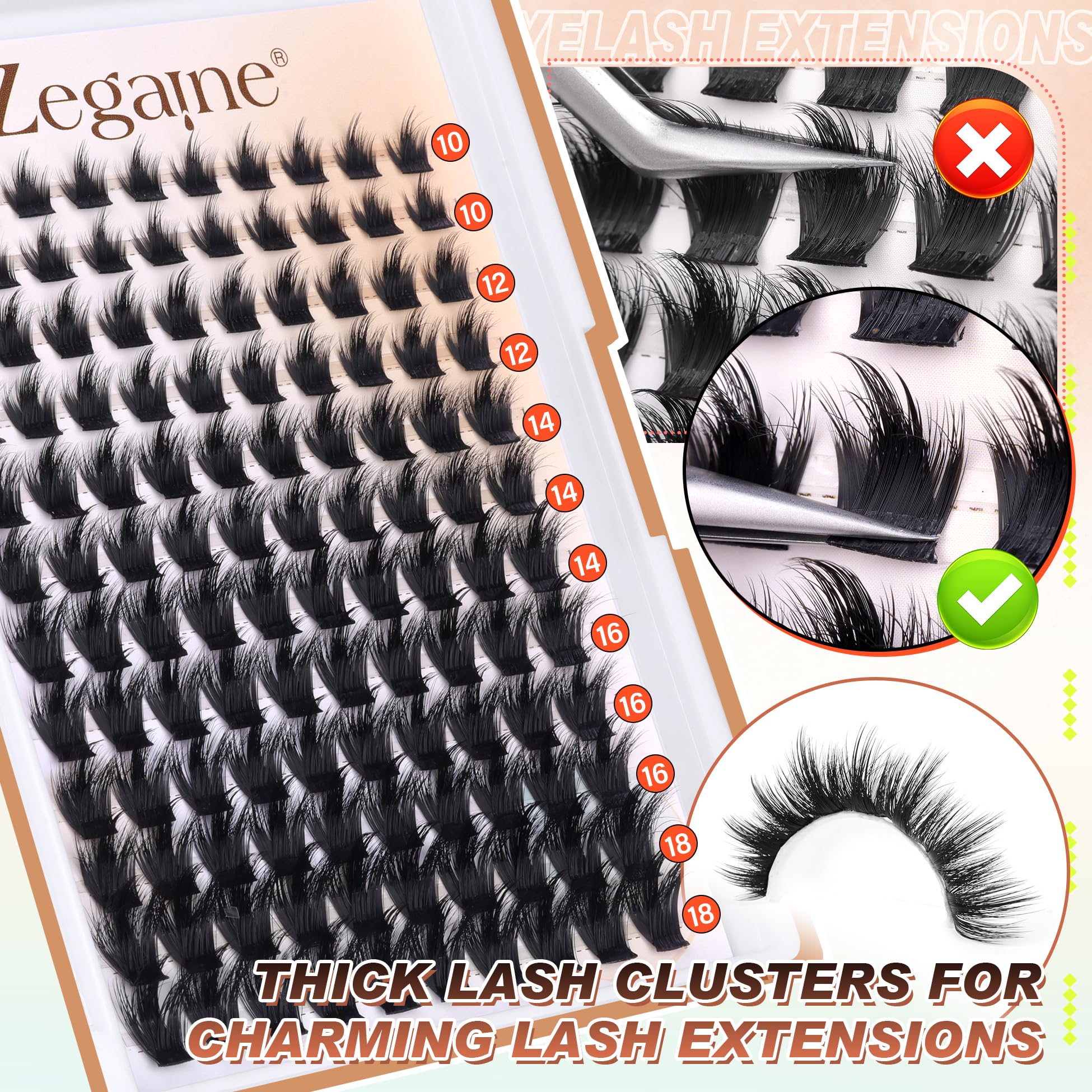 Zegaine handy ideas for lash maps and creative styling.