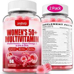 ZEGBALP Sugar-Free 50Plus Multivitamin Gummies bottle front view