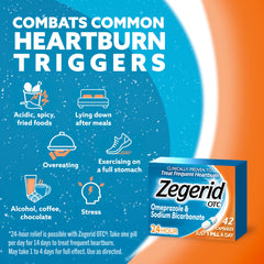 Close-up of Zegerid OTC packaging highlighting simple daily capsule.