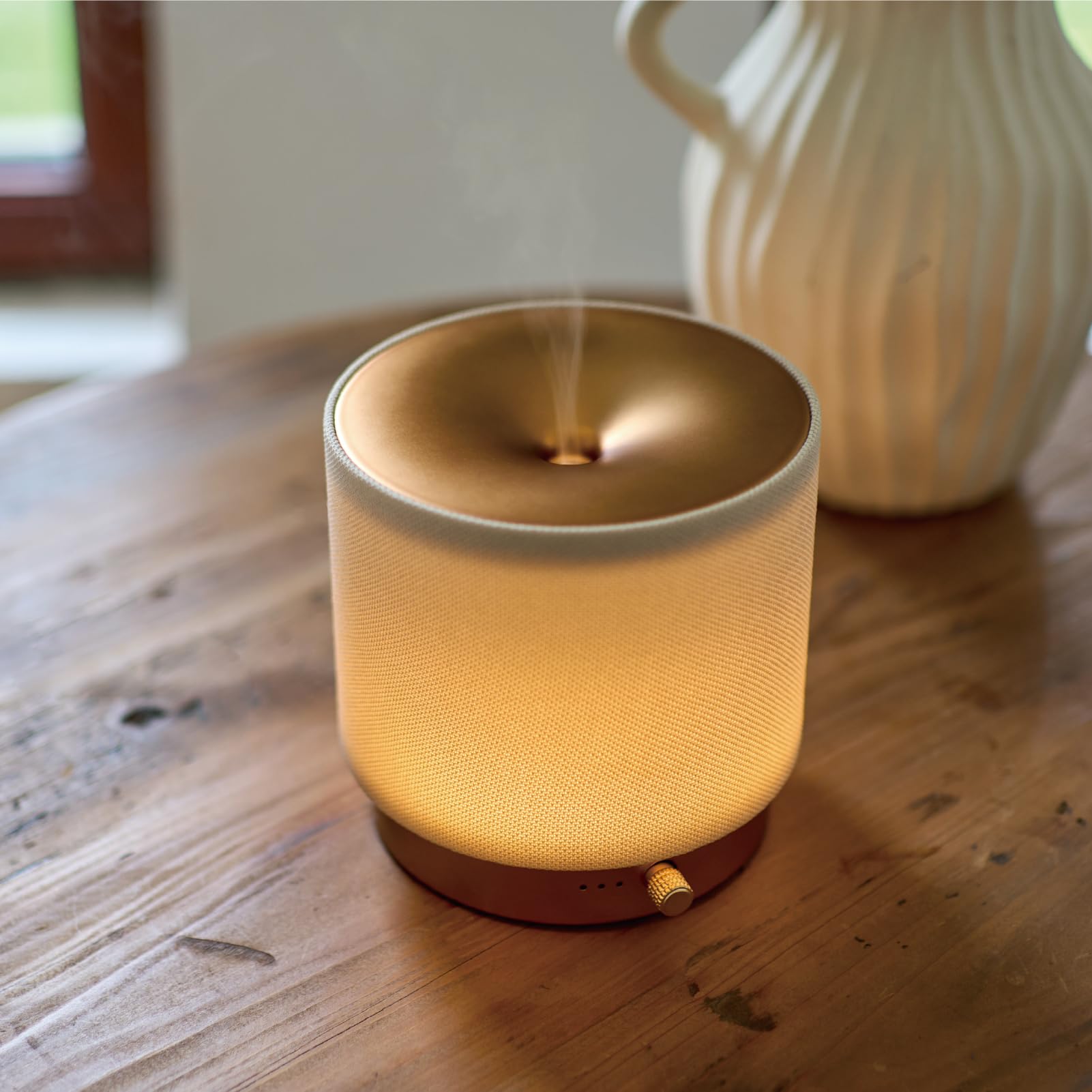 ZEIGGA LAB aroma diffuser side view - fabric exterior