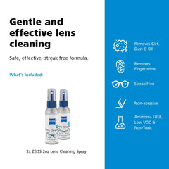 On-the-go packaging of ZEISS lens cleaner