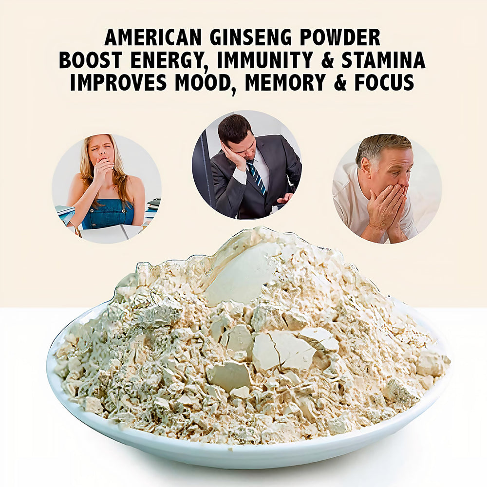 Zen Ginseng Powder label indicating Non-GMO and Gluten Free